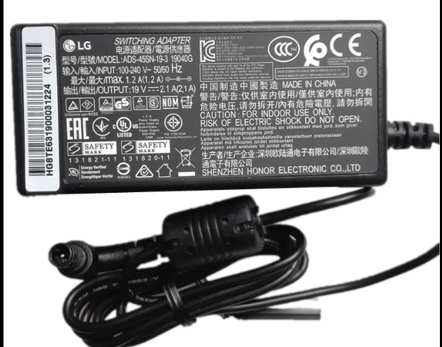 NEW LG ADS-45SN-19-3 19040G 19V 2.1A AC ADAPTER NEW LG ADS-45SN-19-3 19040G 19V 2.1A AC ADAPTER